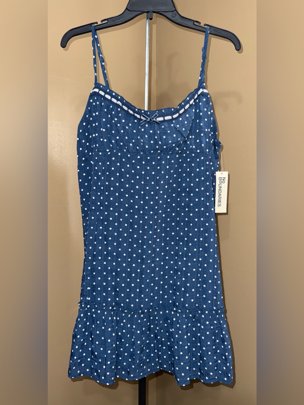 NWT NO BOUNDARIES Drop Ruffle Mini dress. XL.